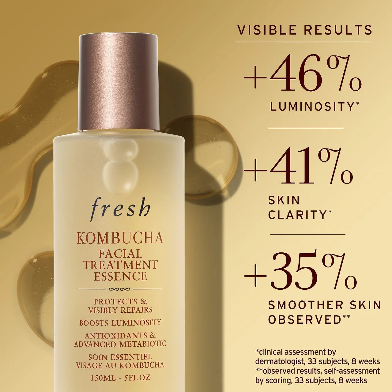 fresh Kombucha Antioksidant Üz Terapiyası Esensiyası
