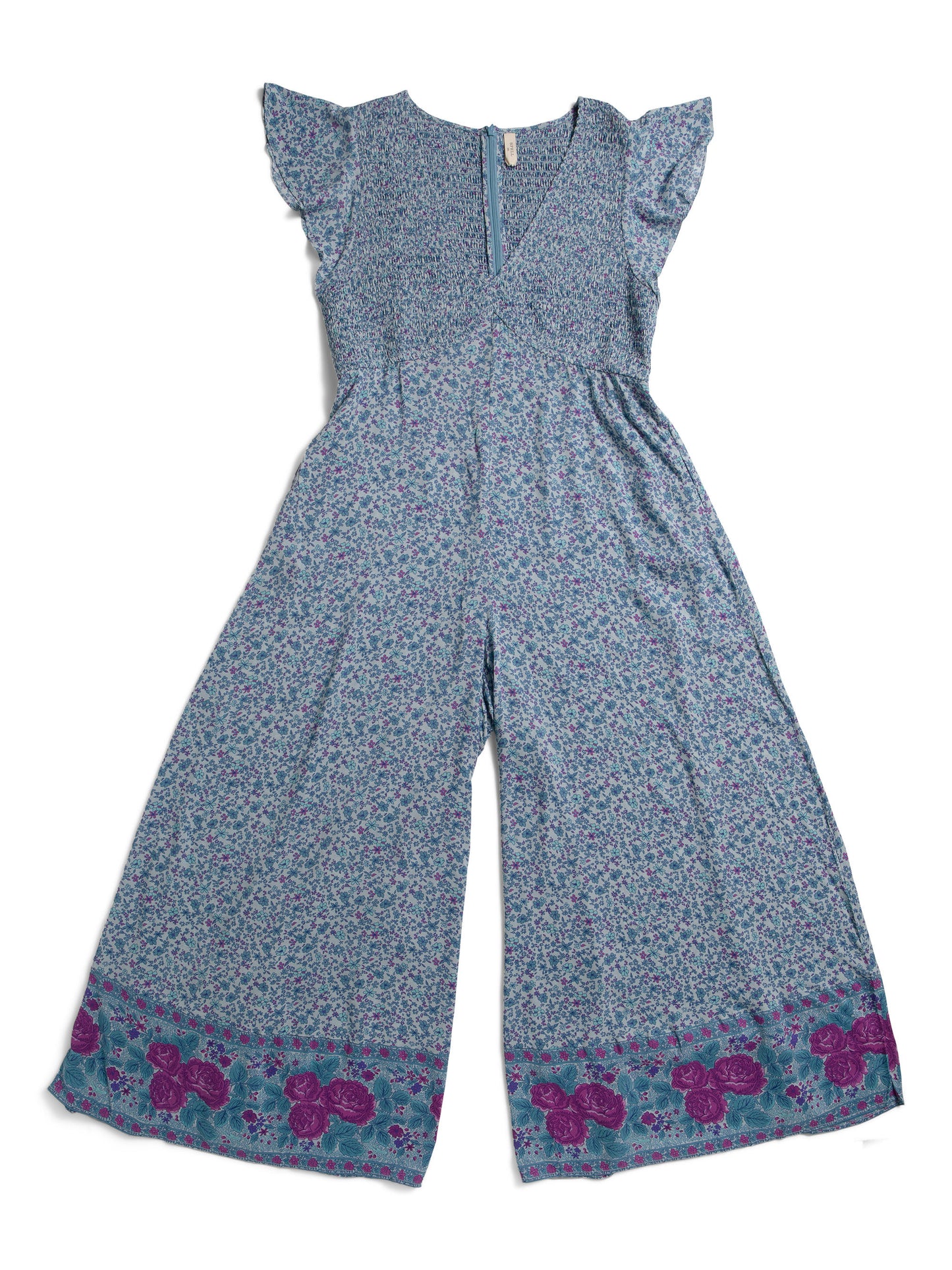 SPELL Plus Love Jetty Shirred Jumpsuit