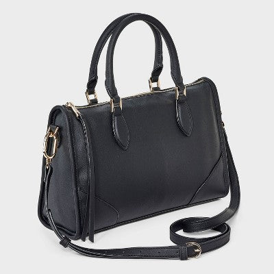 A New Day Satchel Çanta - Qara