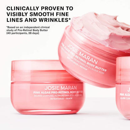 JOSIE MARAN Pink Algae Pro-Retinol Bədən Yağı Anti-Aging və KP üçün