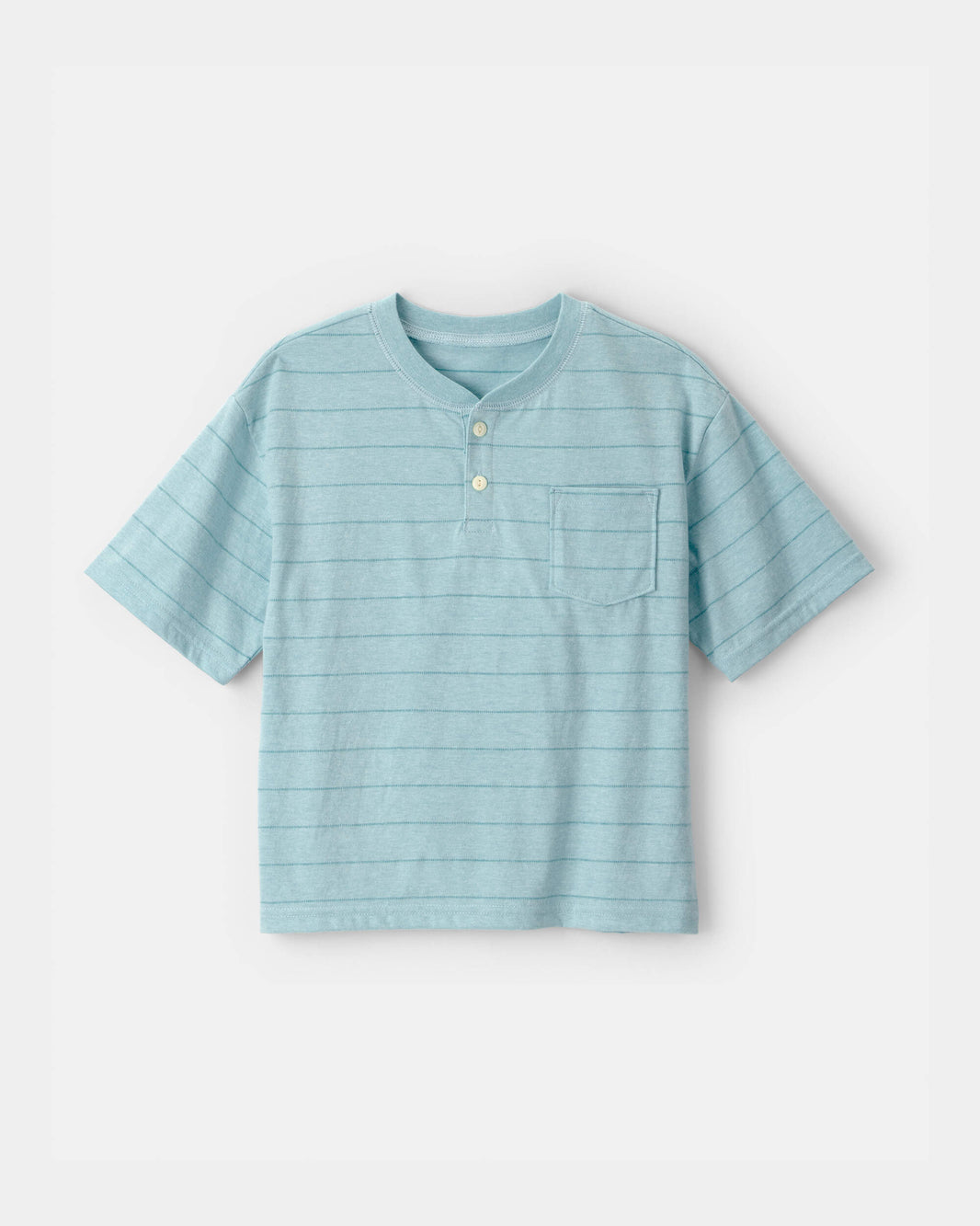OshKosh B'gosh Oğlan Çizgili Henley Köynəyi - Mavi