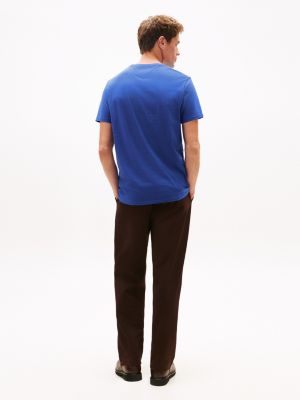 Tommy Hilfiger Hilfiger Arch Logo T-Shirt, Göz Kamaştırıcı Mavi YoxYox