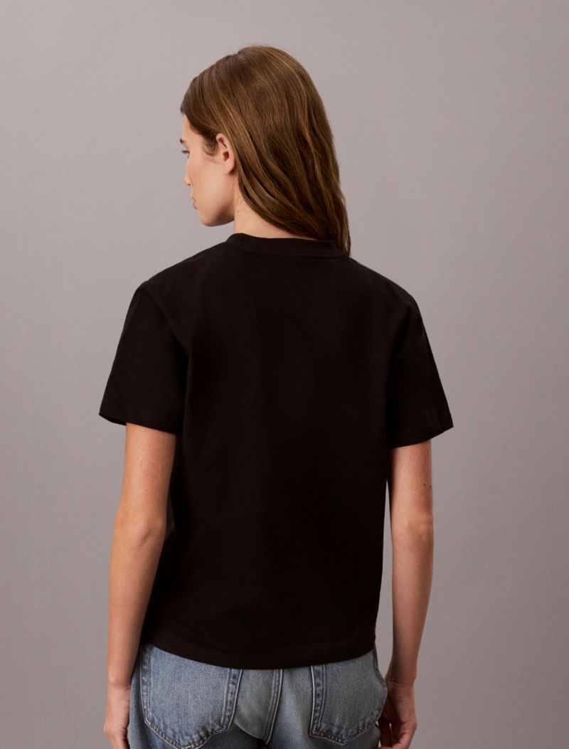Calvin Klein Floral Photo Graphic Klassik Köynək