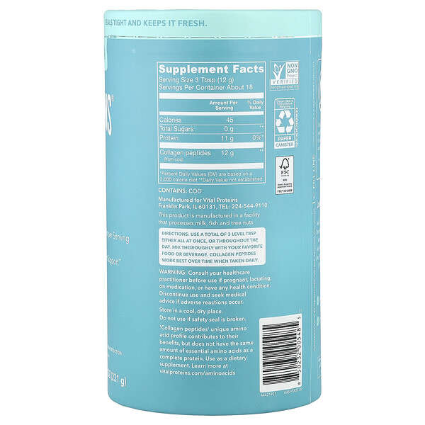 Vital Proteins Dəniz Kollageni Adsız 7.8 Oz 221 G YoxYox