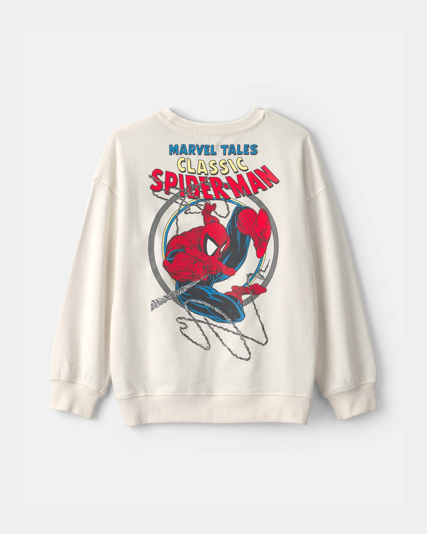 OshKosh B'gosh Oğlan Marvel Spider-Man Fransız Trikotaj Hoodie - Ağ