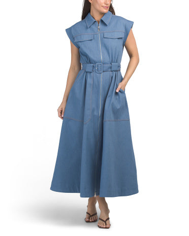 NICHOLAS Trisha Utility Midi Geyimi