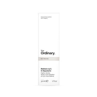The Ordinary Retinol 0.5% in Squalane Orta Səviyyə Retinol Serumu - 1.01 fl oz