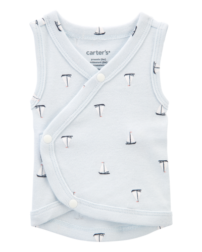 Carter's Oğlan Körpə Yelkənli Tanktop - Mavi