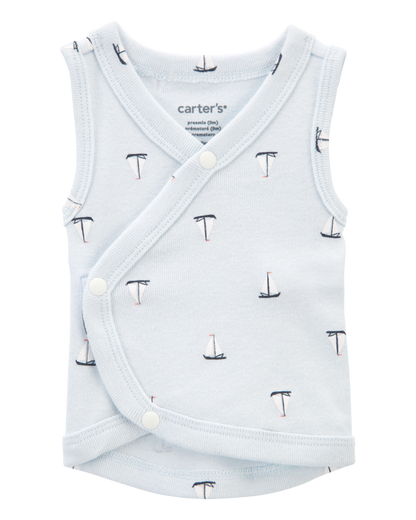 Carter's Oğlan Körpə Yelkənli Tanktop - Mavi