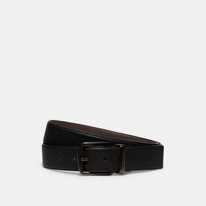 Coach Qoşqulu Toqqu Ölçüyə Uyğun Tərs Tərəfli Kəmər, 38 Mm