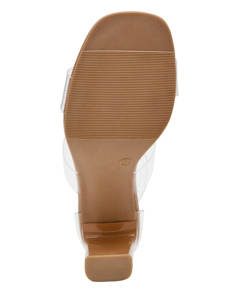 Wild Pair Qadın Zollaa Vinilə Block Topuqlu Sandal