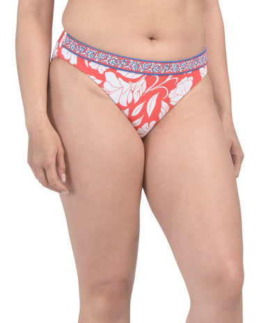 Island Cays Fiori Reversibil Hipster Bikini Altı