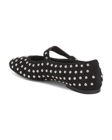 COPENHAGEN Suede For A While Mary Jane Ballerina Flats
