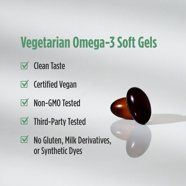 Nordic Naturals Algae Omega 120 Softgel 357.5 Mg