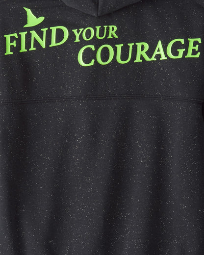 OshKosh B'gosh Qız Uşaq Wicked Elphaba Parlaq Huddi - Qara