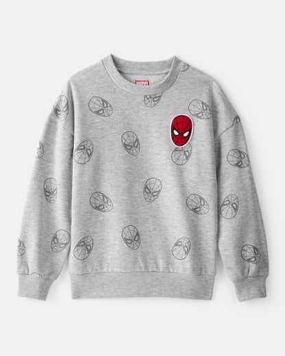 Carter's Oğlan ©Marvel Spider-Man Kapşonlu Sweatshirt - Boz