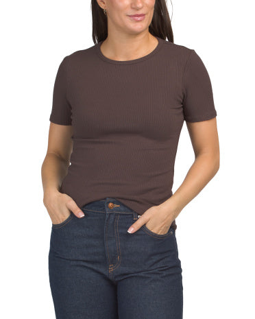 CYRUS Crew Neck Qısa Rəngli T-shirt