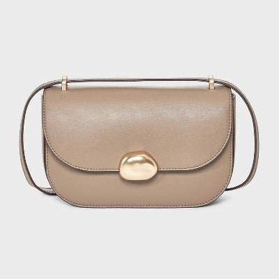 A New Day Flap Crossbody Bag Qəhvəyi