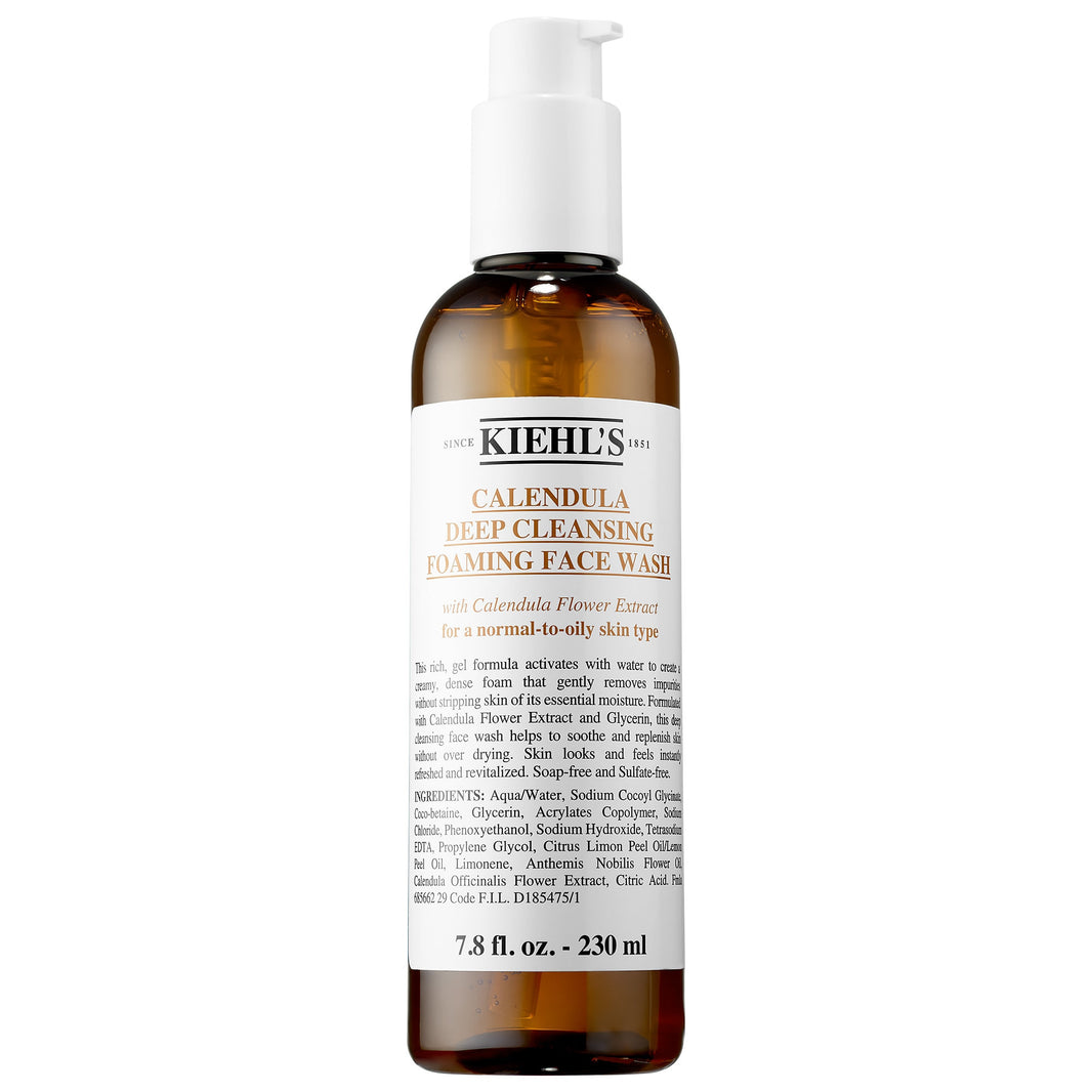 Kiehl's Since 1851 Calendula Dərin Təmizləyici Köpüklü Üz Yuma Vasitəsi Yağlı Cild üçün