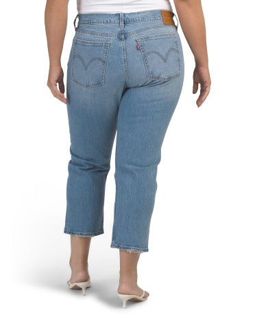 LEVIS Wedgie Straight Leg Calling All Blues Cins