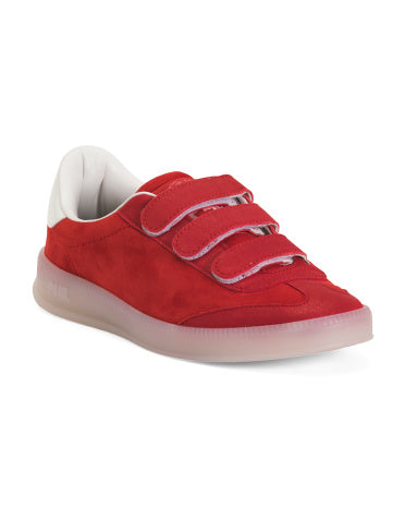 P448 Suede Monza Velcro Aşağı Profilli Krossovka