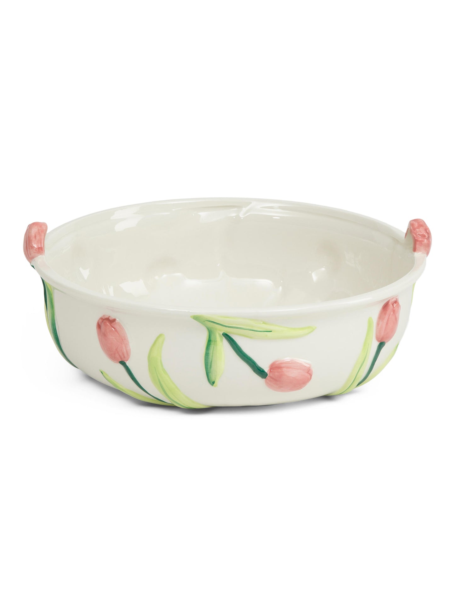 MADISON HOME 12in Tulip Embossed Dekorative Qab