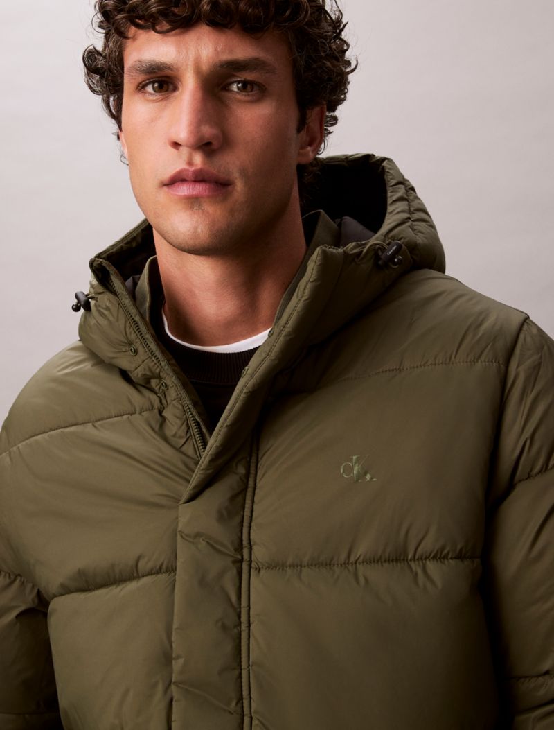 Calvin Klein Kapüşonlu Puffer Gödəkçə