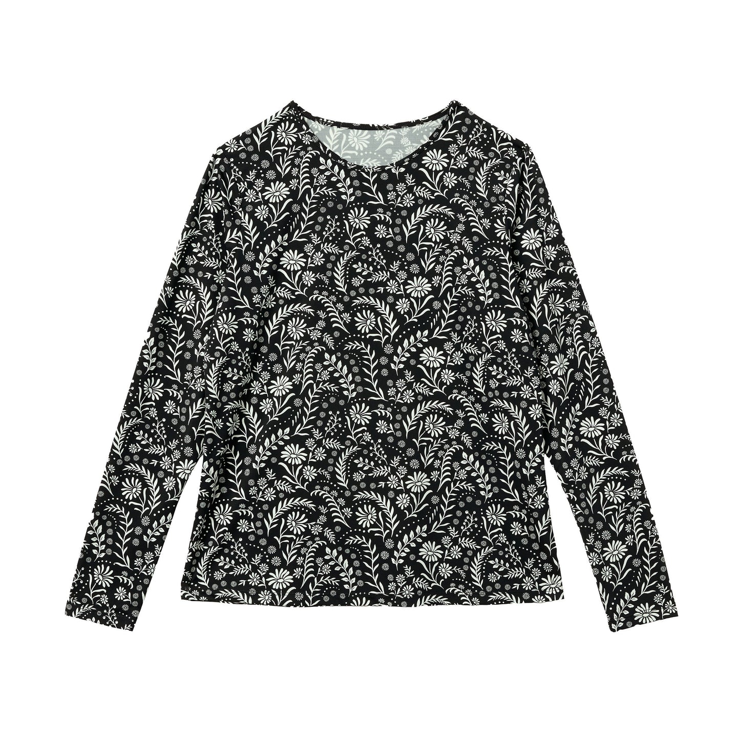 Lands' End Qadın Günəş Köynəyi, Qara, X-Large