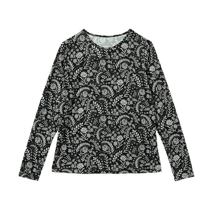 Lands' End Qadın Günəş Köynəyi, Qara, X-Small