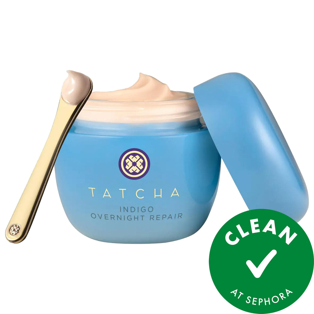 Tatcha Indigo Gecə Onarma Qızartı Azaldan Baryera Kremi Nəmləndirici