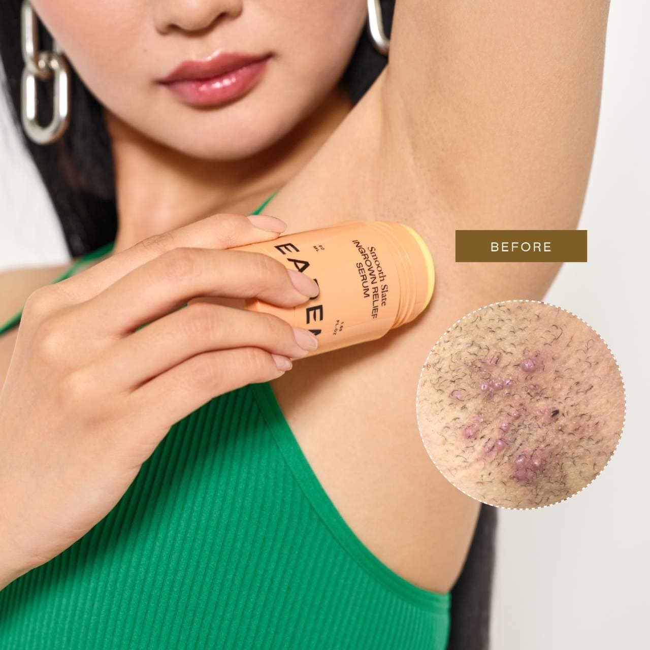 EADEM Smooth Slate İngrown Hair + Dark Spot Serumu AHA və Azelaic Acid ilə Bədən və Üz üçün