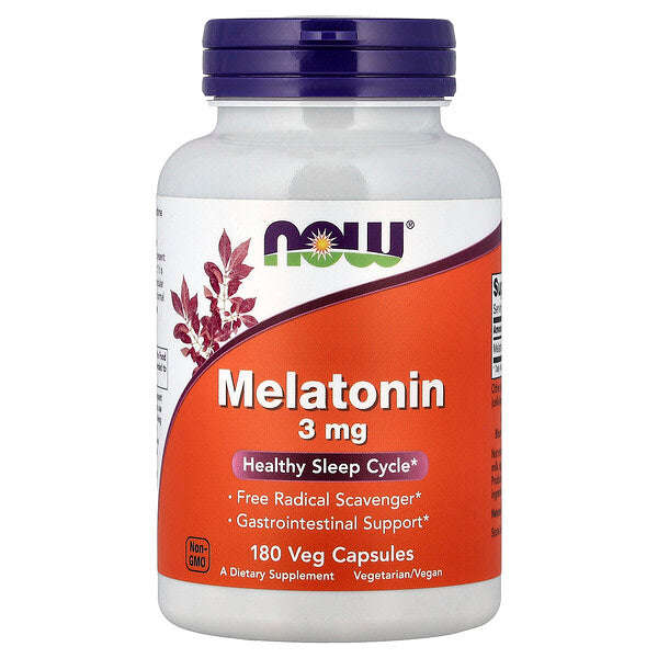 Now Foods Melatonin 3 Mg 180 Veg Kapsul YoxYox