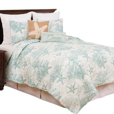 C&F Home Ocean Treasures 2-Parçalı Twin Yataq Dəsti