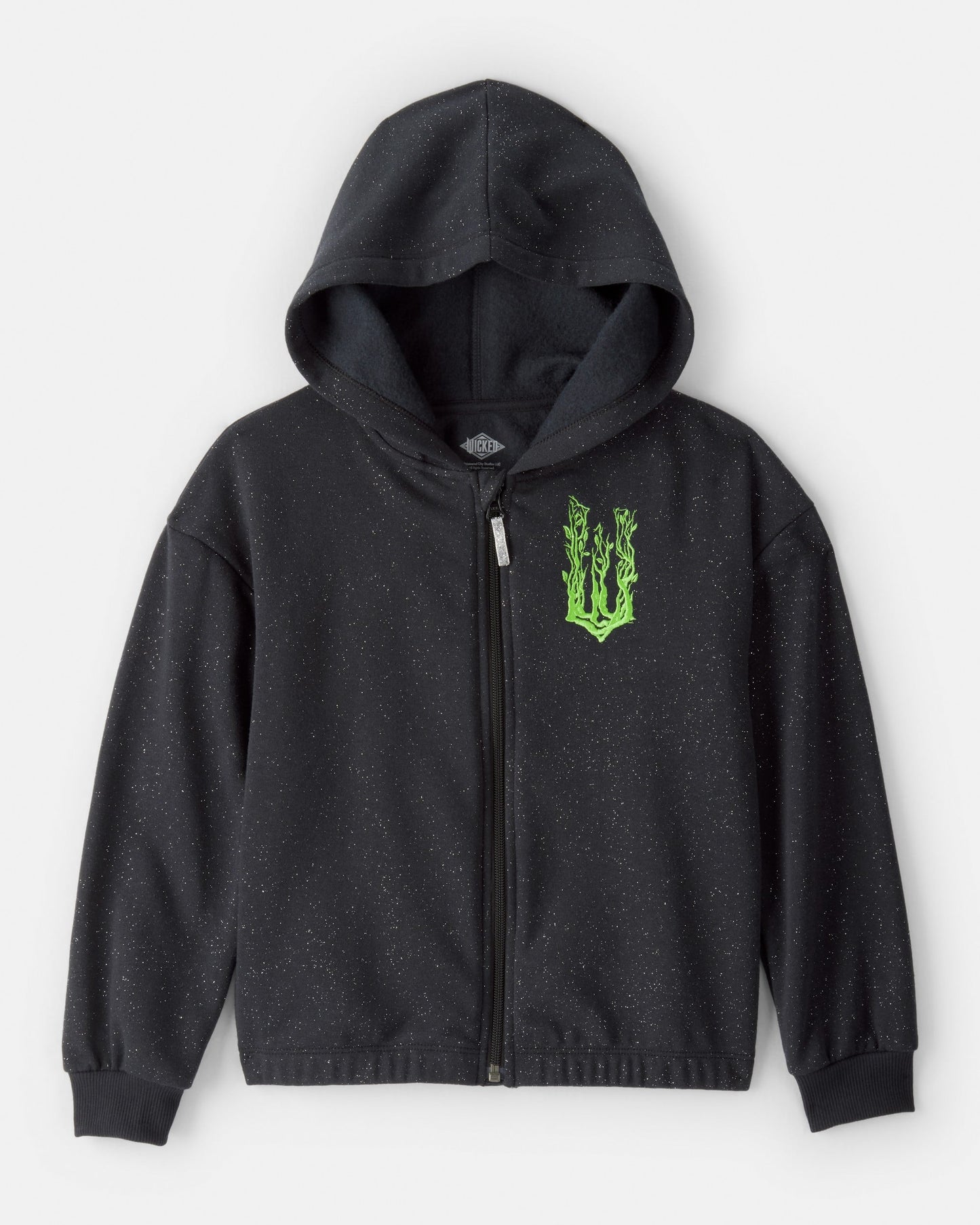 OshKosh B'gosh Qız Uşaq Wicked Elphaba Parlaq Huddi - Qara