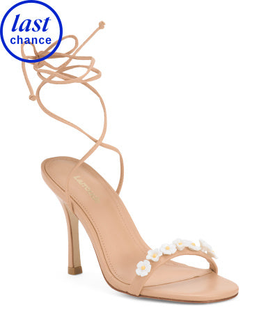LARROUDE Made In Brazil Dəri Goldie Ayak Biləyi Qayışlı Sandal