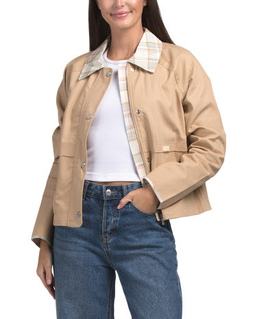 Crop Field Jacket Qısaltılmış Gödəkçə