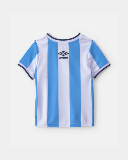 Carter's Uşaq Qız 2-Parçalı Umbro Argentina Futbol Forması və Şort Dəsti - Açıq Mavi/Ağ