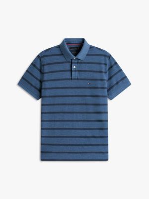 Tommy Hilfiger Normal Fit Zolaqli Tərləmə Sorb Polo, Mavi Heather
