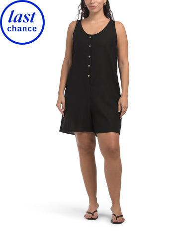 HUNTER &amp; BROWN Düymələr ilə Bağlanan Romper