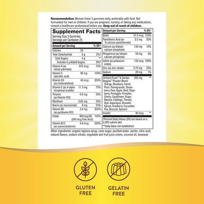 Nature's Way Alive Qadın Premium Qamma Multivitamin Üzüm Gilas Göyçəyin Acai 75 Qamma