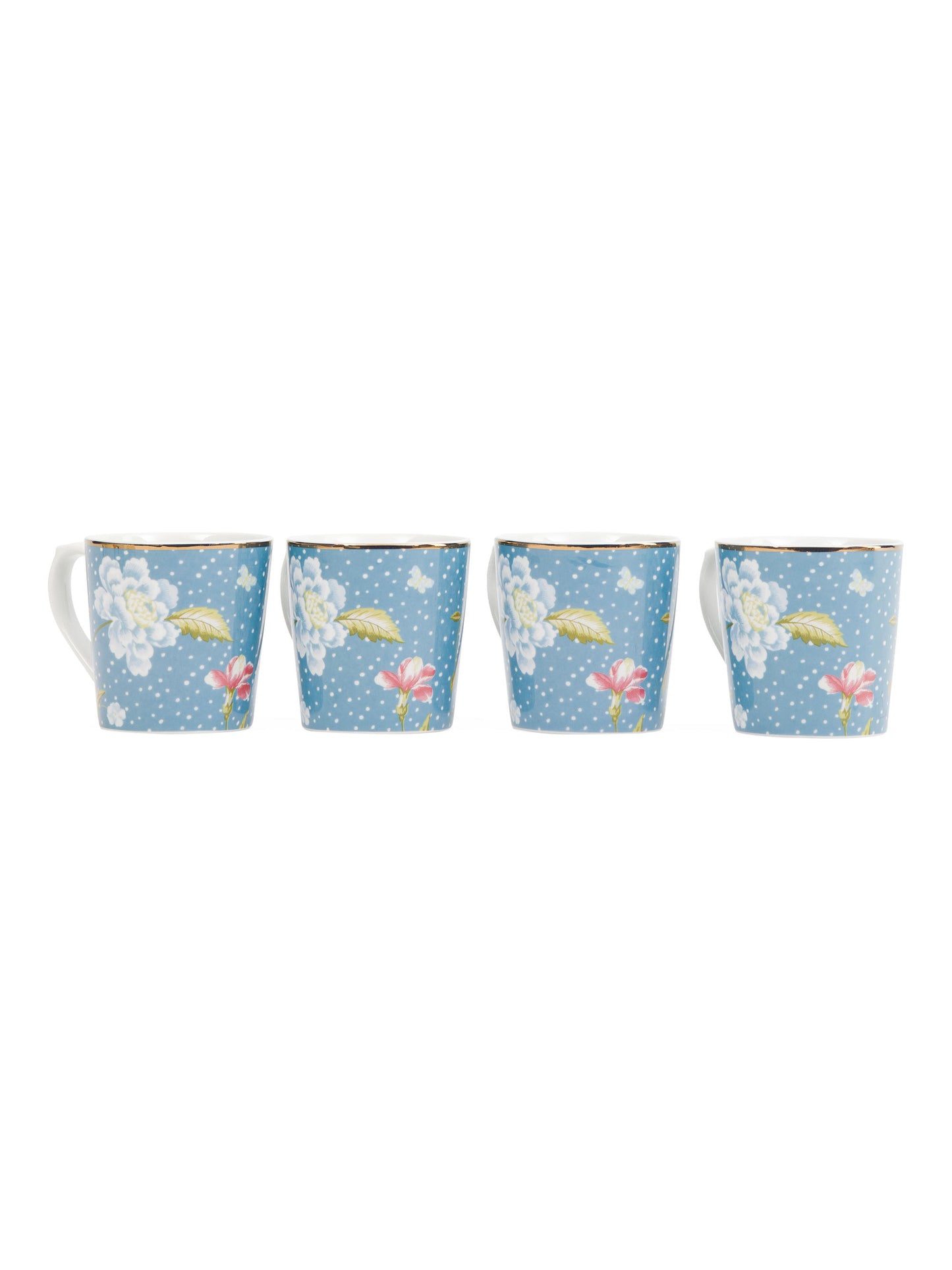 LAURA ASHLEY 4-lü 10oz Çini Fincan Seti