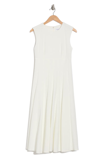 Calvin Klein Scuba Crepe Fit & Flare Geyim