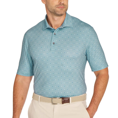 Greg Norman Kişi ML75 Stretch Polo Köynəyi, Mavi