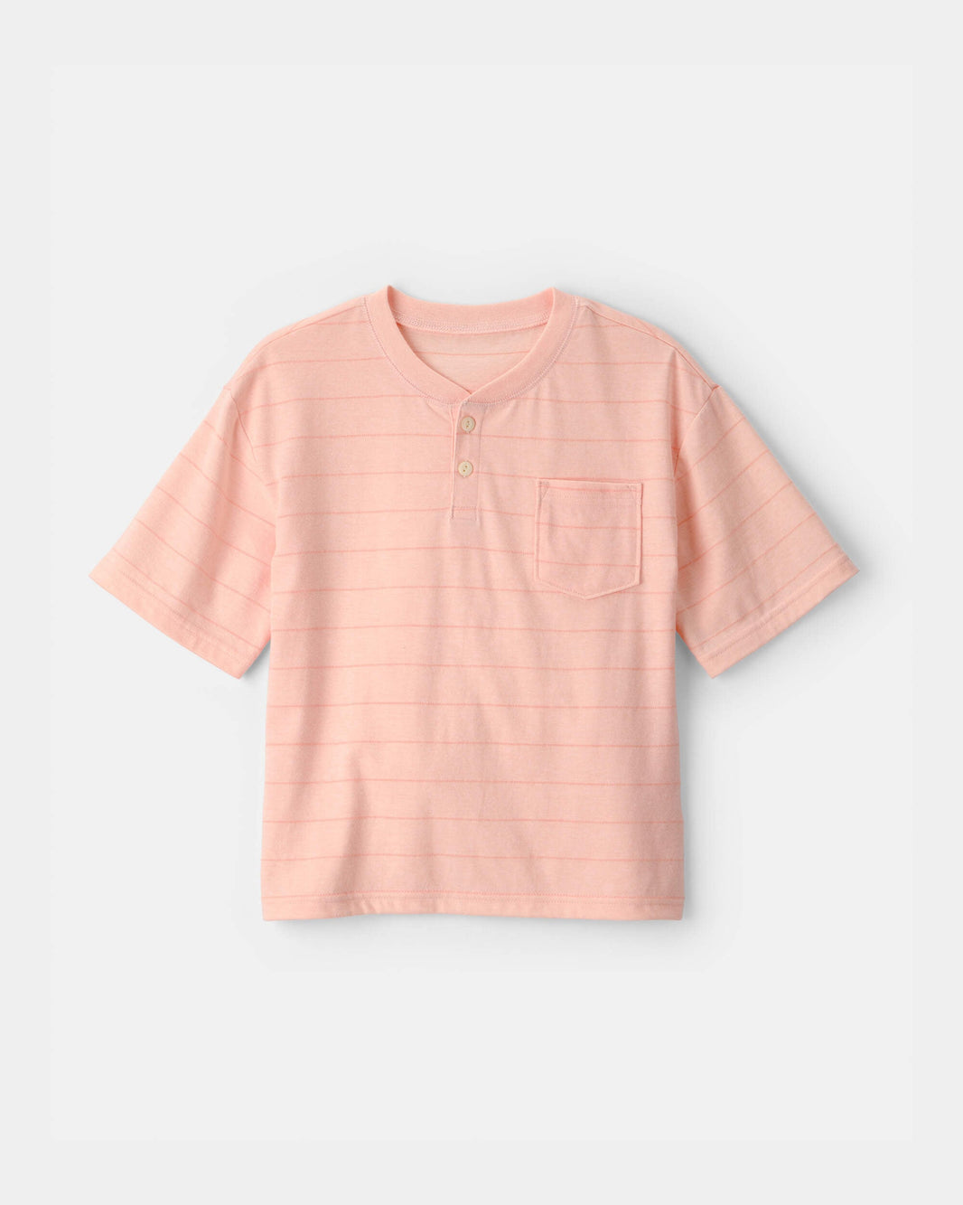 Carter's Oğlan Çizgili Henley Köynəyi - Narıncı