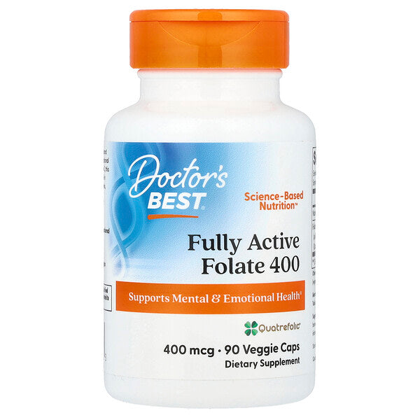 Doctor's Best Fully Active Folate 400 400 Mcg 90 Bitki Kapsulu