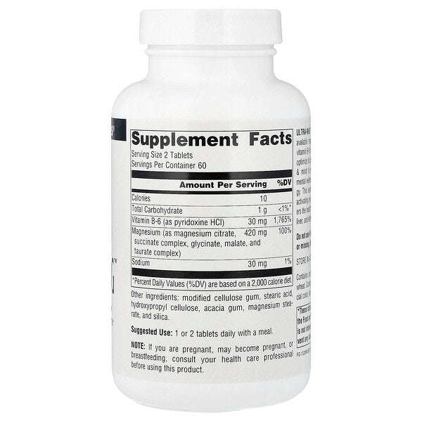 Source Naturals Ultra Mag 120 Tablet YoxYox