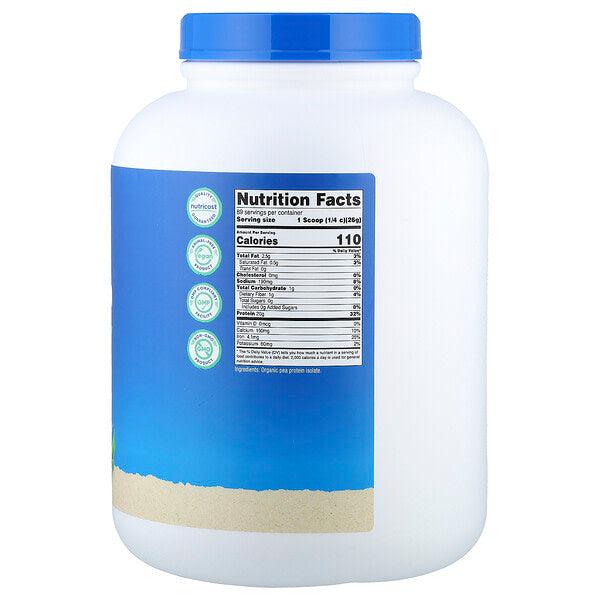 Nutricost Organic Pea Protein Təzəlik 5 Lb 2 268 G