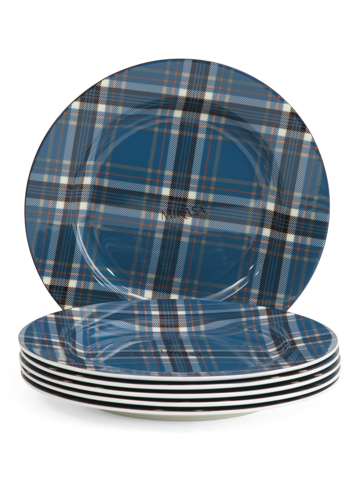 6 Parça Kemik Porseleni Tartan Salatnik Tabağı Seti