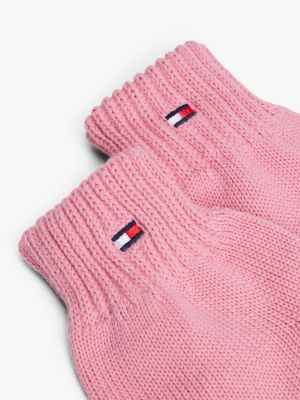 Tommy Hilfiger Uşaq Bərk Loqo Əlcəyi, Mystic Çəhrayı