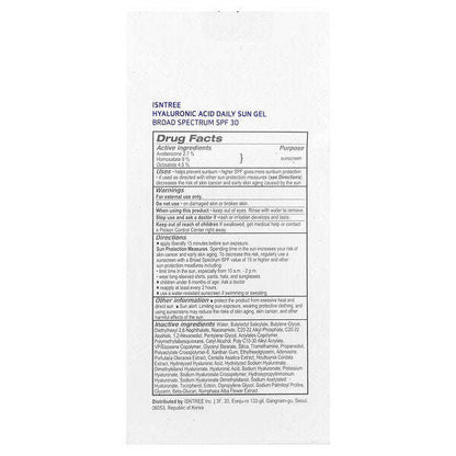 Isntree Hialuron Turşusu Günlük Günəş Geli SPF 30 1.69 Fl Oz 50 Ml YoxYox